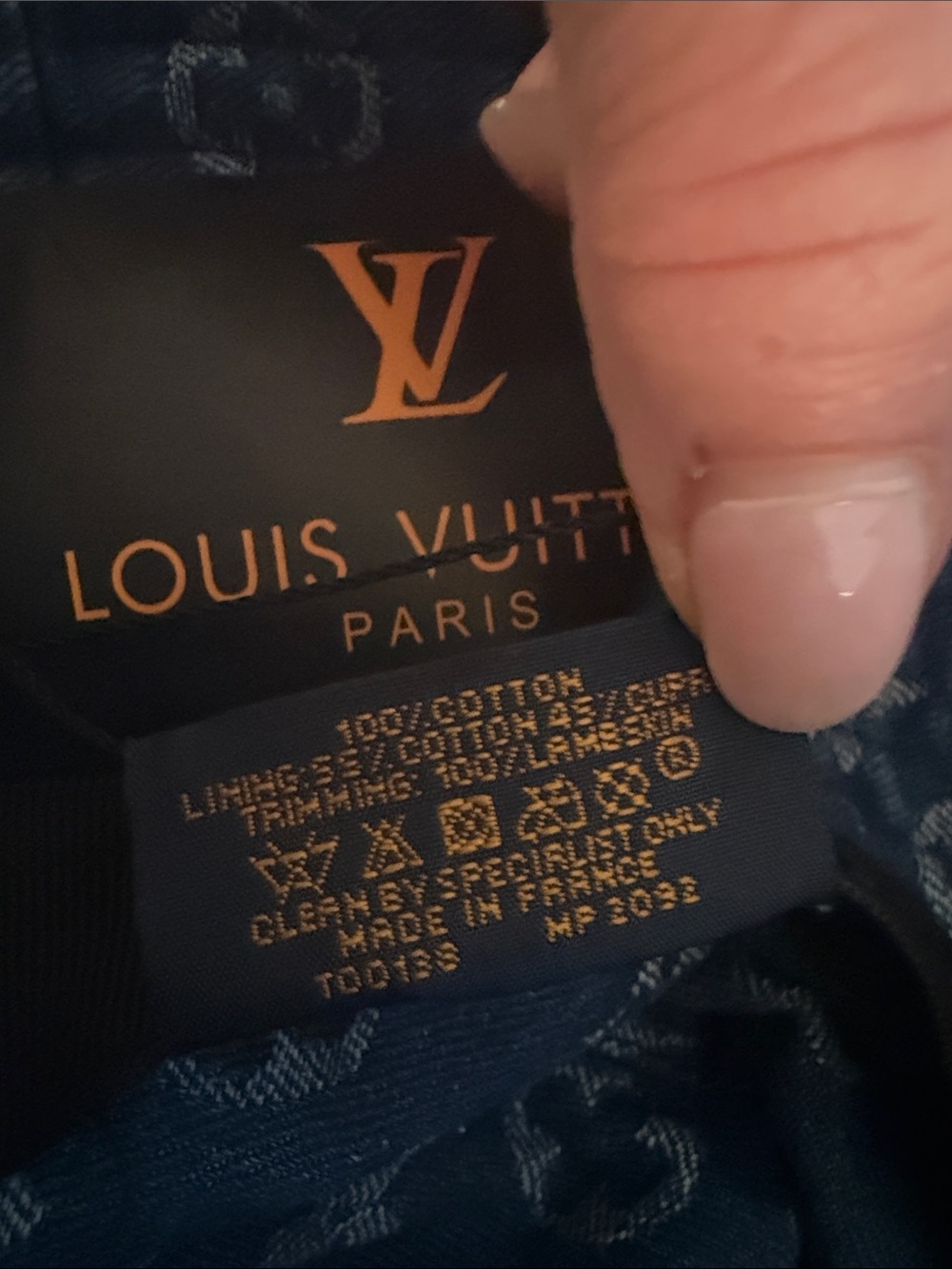 NWT LOUIS VUITTON DENIM BUCKET HAT - Picture 11 of 11